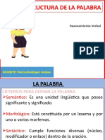 Estructura de La Palabra - 4°