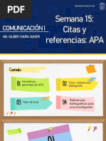 SEMANA 15 Citas y Referencias