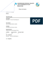 PLANO - ENSINO - 2022 Teorias Psicobilógicas II