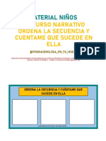 Producto 44. Ordena La Secuencia y Cuentame Que Sucede en Ella