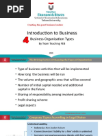 Business Organization Types