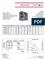 Datasheet Ventilador 129XR Marca ETRI