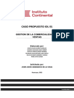 CASO IDL 01 - Gestion Comercializacion y Venta