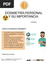 Dosimetria y Su Importancia - Poe en Estado de Gestacion