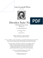 S L Weiss - Dresden Suite No 17 Arr A Forrest