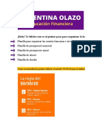 Planilla Finanzas Personales Oqyvow