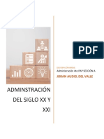 Administración Del Siglo XX y XXI