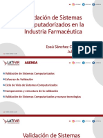 Validacion de Sistemas Computadorizados en La Industria Farmaceutica