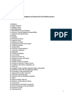 General Conditions of Contract For Civil Works Annex I