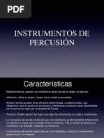 Instrumentos Percusión