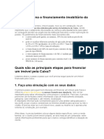 Como Funciona o Financiamento Imobiliário Da Caixa