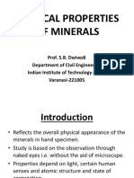 Physical Properties of Minerals