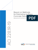 ACI 228.1R-19 Report On Methods For Estimating In-Place Concrete Strength