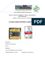 EXAMEN Chimie Biochimie Alimentaire II