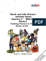 SHS - LAS - Earth - Life Science - MELC - 2 - Q2 - Week-2