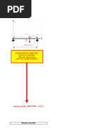 Excel Poutre Flexion 3 Appuis