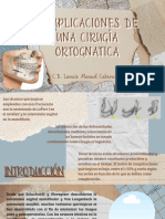 Complicaciones de Una Cirugía Ortognatica