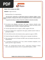 Aviso - Jogos Internos 2022 - Sesi