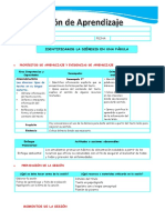 D1 A1 Sesion Com - Identificamos La Dieresis en La Fabula