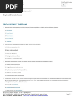 Chapter E138: Parasitic Diseases Self-Assessment Questions