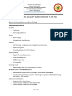 CONTINUOUS QUALITY IMPROVEMENT PLAN 2022 Draft