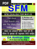 CA Final SFM New Syllabus Full Chalisa Book by Aaditya Jain Sir