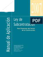 Manual de Aplicacion Ley de Subcontratacion