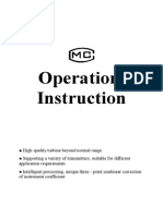 Liquid Turbine Flowmeter Manual