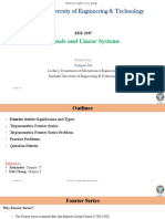 Rajshahi University of Engineering & Technology: Signals and Linear Systems