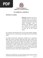 Sentencia Tc-0368-22-Relativo A La Solicitud de Suspensión de Ejecucióndesentencia, Interpuesta Por Generadora San Felipe Limited Partnership