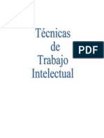 Tecnicas de Trabajo Intelectual 2011 R