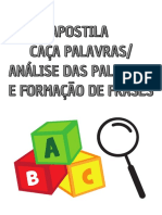 Apostila Caça Palavras e Análise