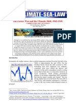 The Pacific War and The Climatic Shift, 1942-1945.: - Correlation or Causation?