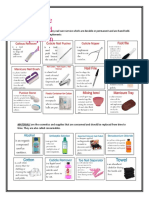 TOOLS Are The Articles Used in Any Nail Care Service Which Are Durable or Permanent and Are Hand