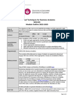 MS5105 Module Outline 2022-2023