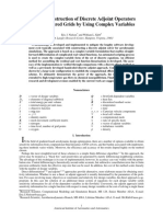 Efficient Construction of Discrete Adjoint Operators On Unstructured Grids by Using Complex Variables