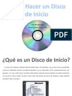 Como Hacer Un Disco de Inicio