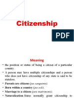 Citizenship