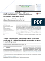 (31F) Exergy Analysis of R1234yf and R1234ze As R134a Replacements in A Two Evaporator Vapour Compression Refrigeration System