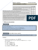 Suites Numériques Rappels (VP)