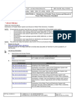 38-10-00-670-002-A - Disinfection of Potable Water System and Discard of Water Filter Elements, If Installed