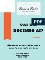 E-Book - Receitas Doces Sem AÃ Ãºcar