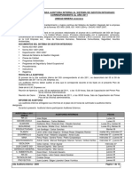 PLAN DE AUDITORIA INTERNA Ejemplo