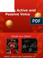 Powerpoint Active Passive Voice