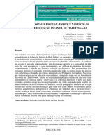 A Inclusão Social E Escolar: Enfoque Nas Escolas Públicas de Educação Infantil de Itapetinga-Ba