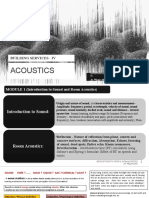 Introduction To Sound and Acoustics