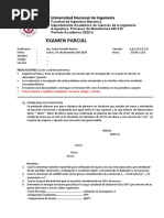 Examen Parcial 2020-II de Procesos MC 216 Resuelto