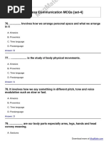 Business-Communication Solved MCQs (Set-4)