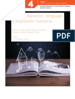 Textos Literarios, Lenguaje y Expresión Humana