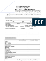 DLSZ Student - Information.record - Form 2008